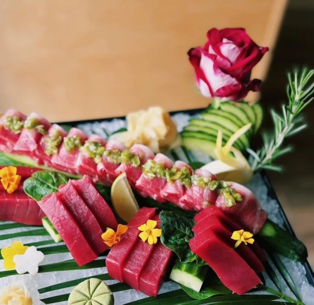 Tuna tataki platter