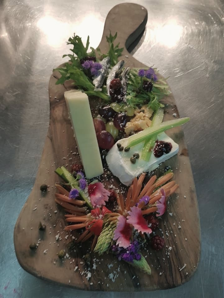 The final arrangement.