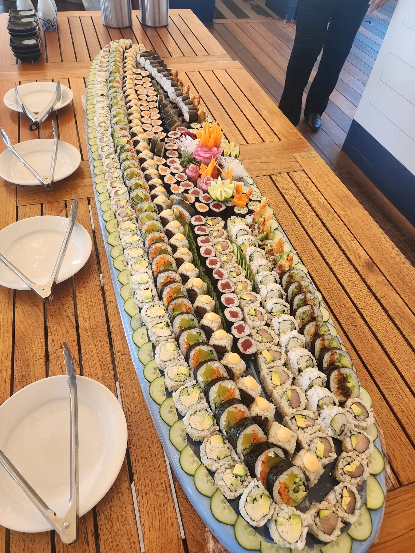 Event sushi spread
